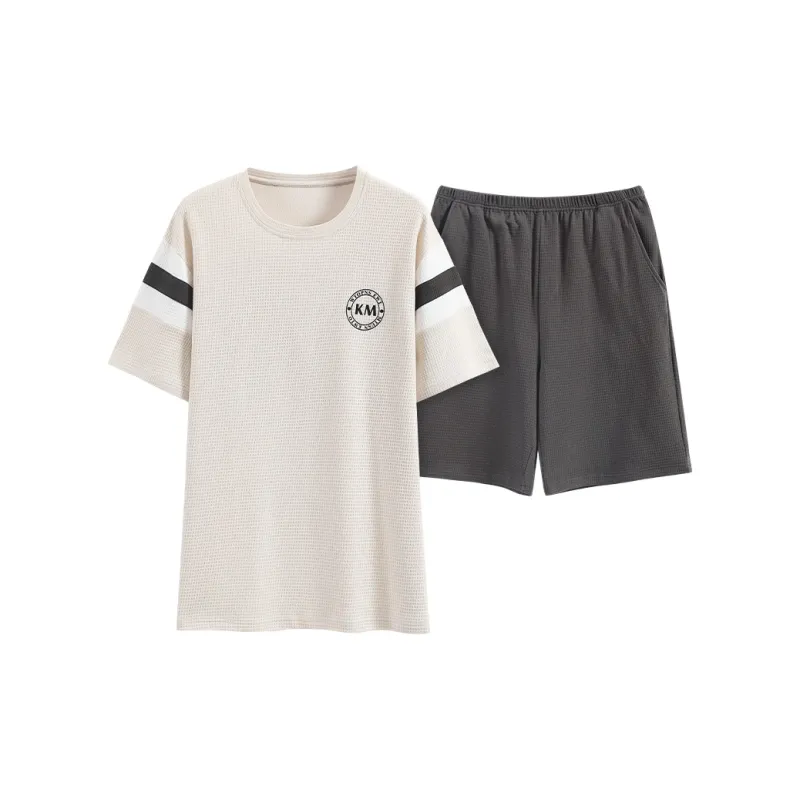 Song Qianya Pajama Set Men's Apricot-0