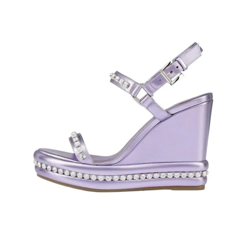 Christian Louboutin Pyrastrass 110mm Wedge Sandals-0