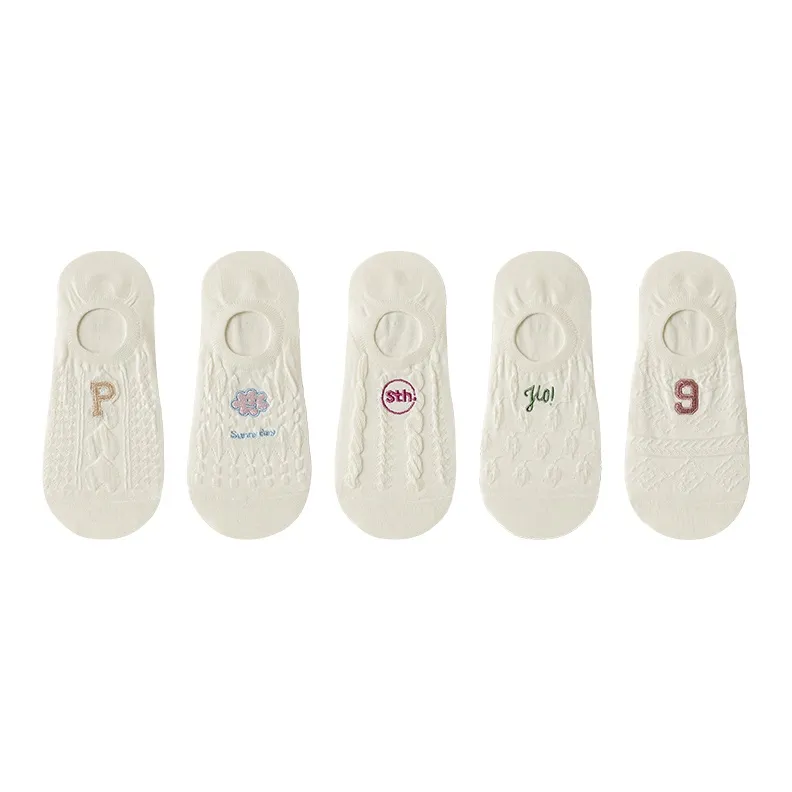 MIIOW No-Show Socks Women's 5 Pack-9