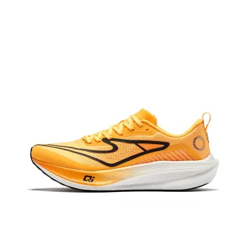 Erke Dust 3.0 Anti Slip And Wear Resistant Cushioning Rebound Low Top Running Shoes Men's Fluorescent Sweet Orange