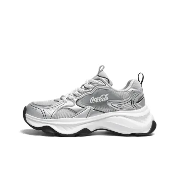 Coca Cola Slip Resistant, Breathable, Lightweight, Height Increasing Low Top Chunky Sneakers Unisex