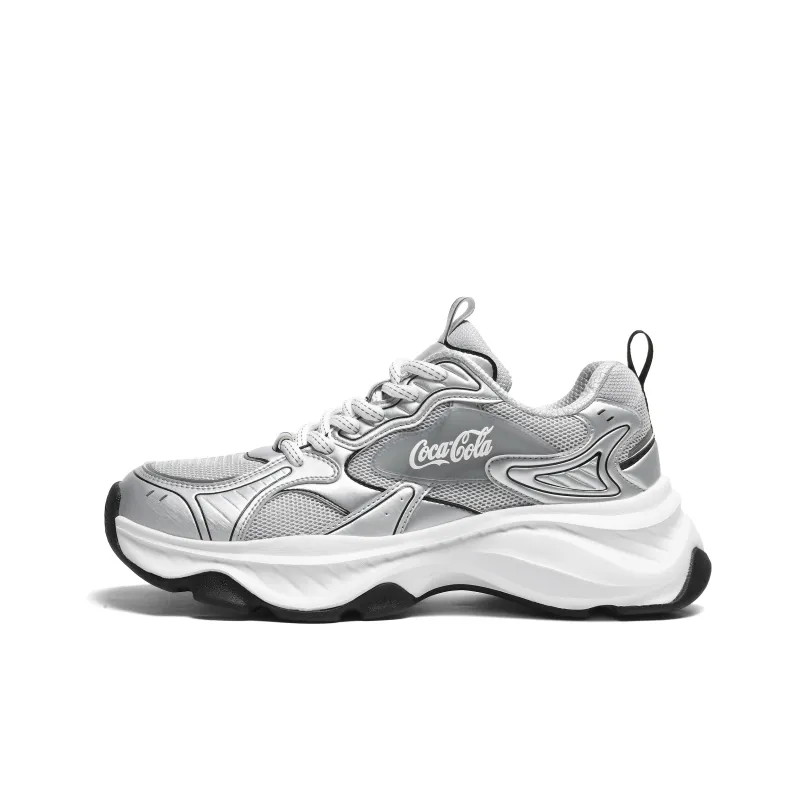Coca Cola Slip Resistant, Breathable, Lightweight, Height Increasing Low Top Chunky Sneakers Unisex-0
