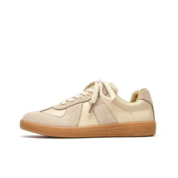 Beau Today Stylish Skateboarding Shoes Women's Beige