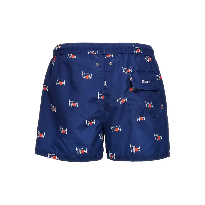 KITON Casual Shorts Men Blue-1