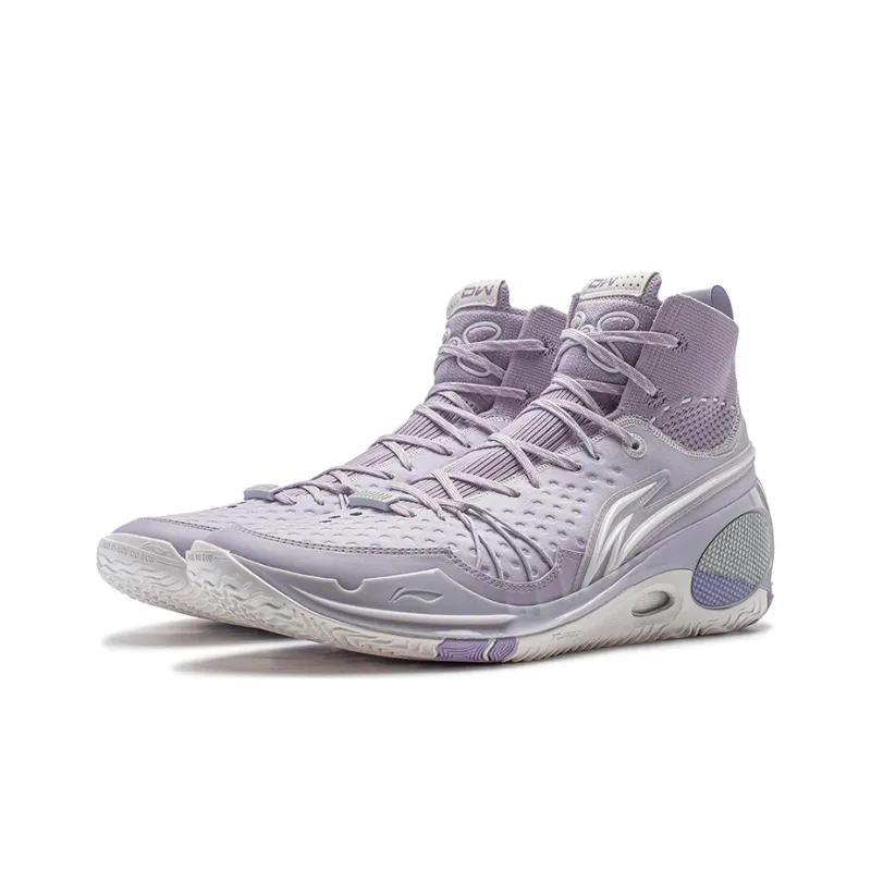 LiNing Wade 808 III Ultra V2 'Team Cushioning Wear Resistant High Top Basketball Shoes Men's Purple-2
