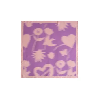 LOST PATTERN Silk Scarves Unisex