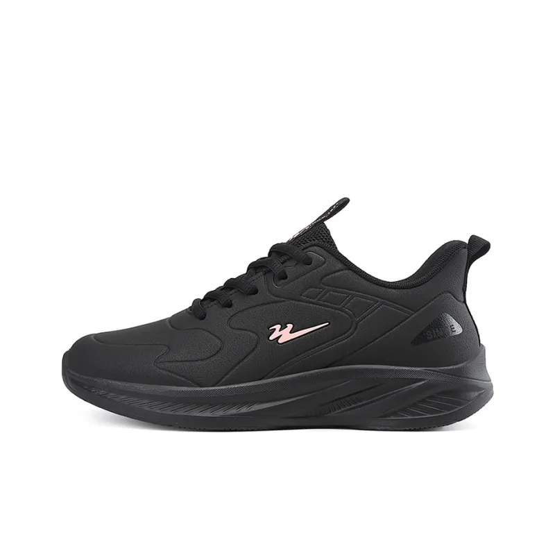 Binary Cushioning, Breathable, Lightweight Low Top Casual Shoes Women's Black Rose Red-0
