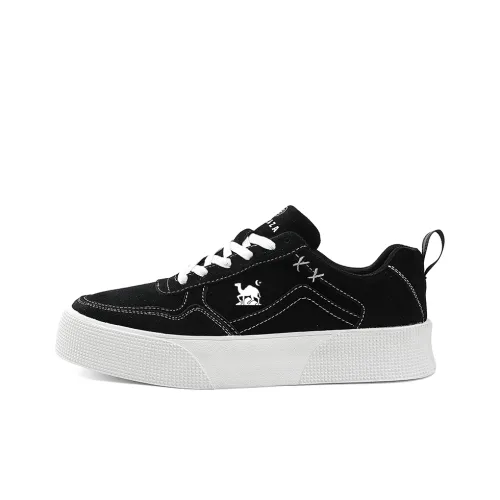 EASTERN CAMEL Slip Resistant Low Top Platform, Skateboard Shoes Men's