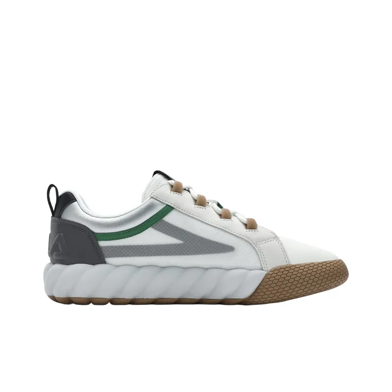 FILA CAMPO Slip Resistant Low Top Skateboard Shoes Men's White Gray-1