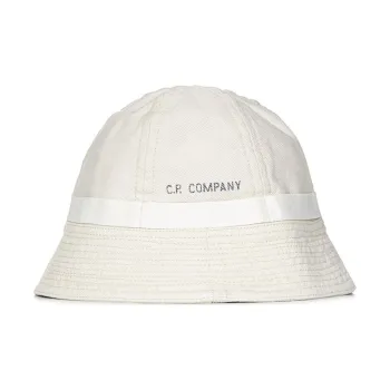C.P.Company Cotton Bucket Hats Men's White