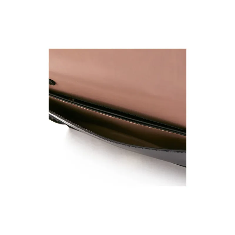 Valentino Leather Clutch Small Size Women's Black-6