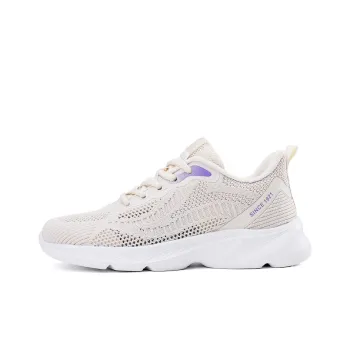Binary Cushioned Anti-Slip Wear-Resistant Breathable Lightweight Low-Top Running Shoes Women's