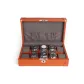 10 Watch Slot-Brown Microfiber Leather+Gray Velvet