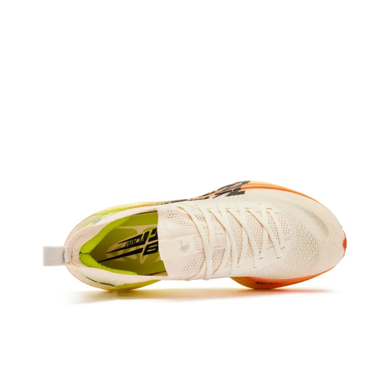 QIAODAN Flying Shadow PLAID 1.5 Running Shoes Men Low Top Vanilla Yellow Sun Orange-3