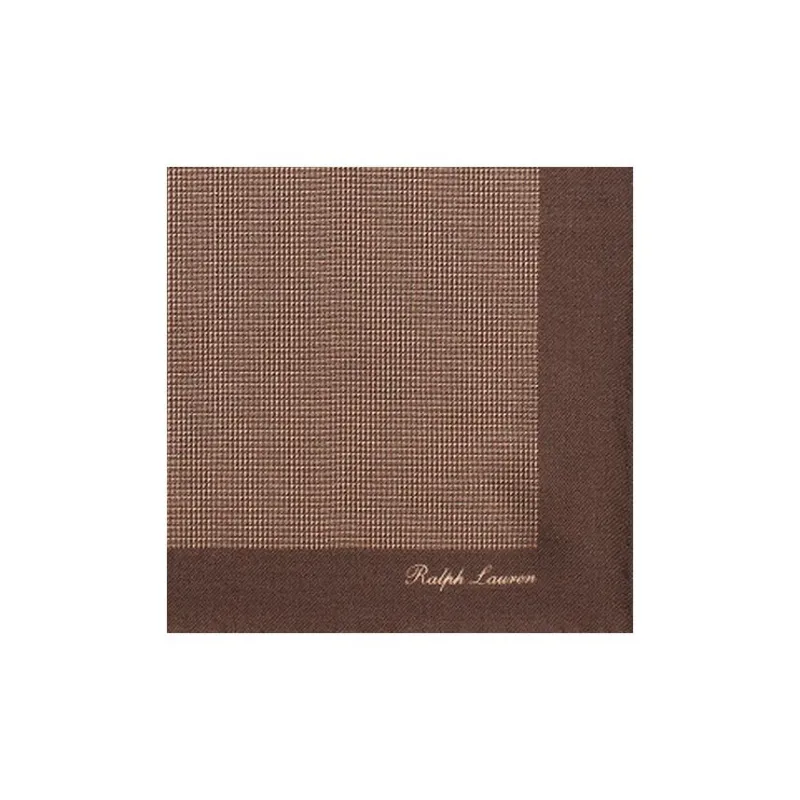 Ralph Lauren Purple Label Silk Scarves Unisex Brown-2