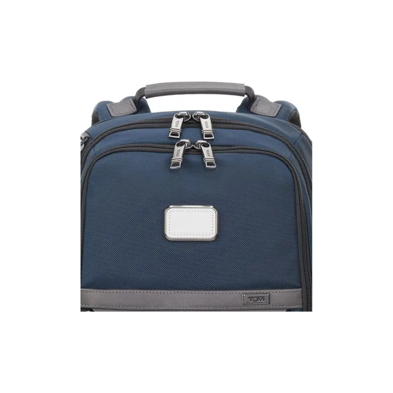 TUMI Alpha 3 Elastic Nylon Backpack Regular Men's Marine Blue-4
