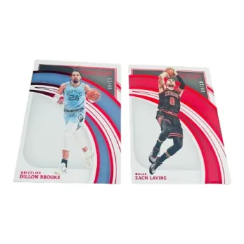 PANINI Dillon Brooks Zach LaVine Star Card Pass Sports Cards 2 Pcs