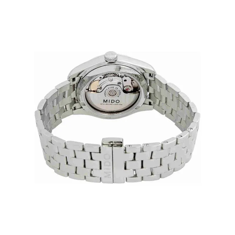 MIDO Brunner Series Automatic Mechanical Movement Women's Watch Watch 32mm White Dial-1