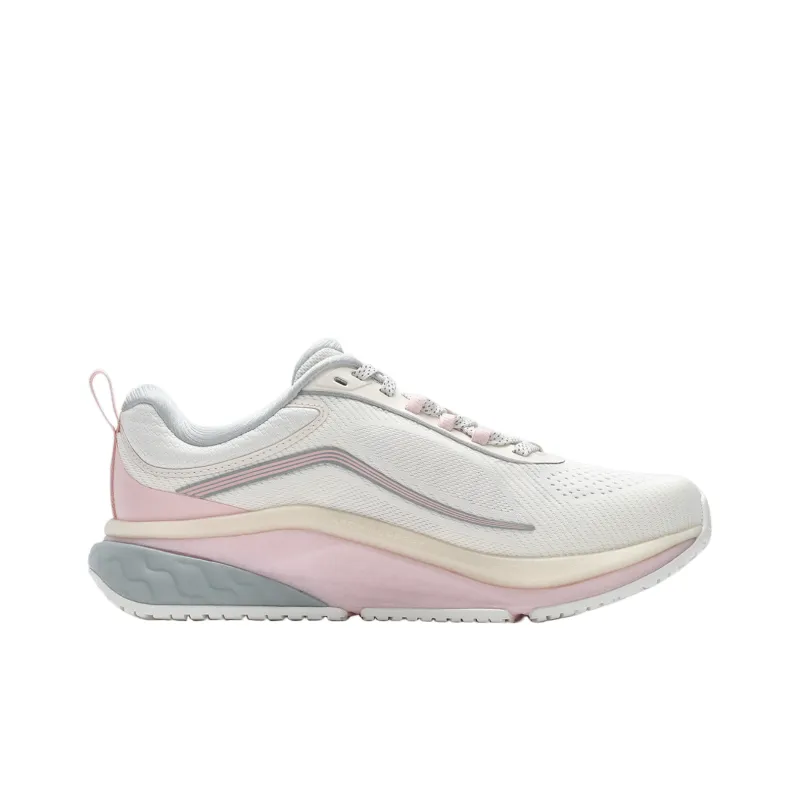 FILA Cushioning, Slip Resistant, And Breathable Low Top Casual Running Shoes Women's White-1