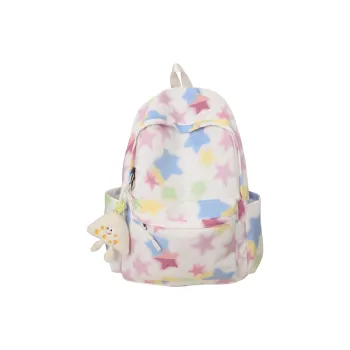 Parker Bear Nylon Polyester Elementary Middle And High School Students All Regular Unisex Black/White/Color Stripes