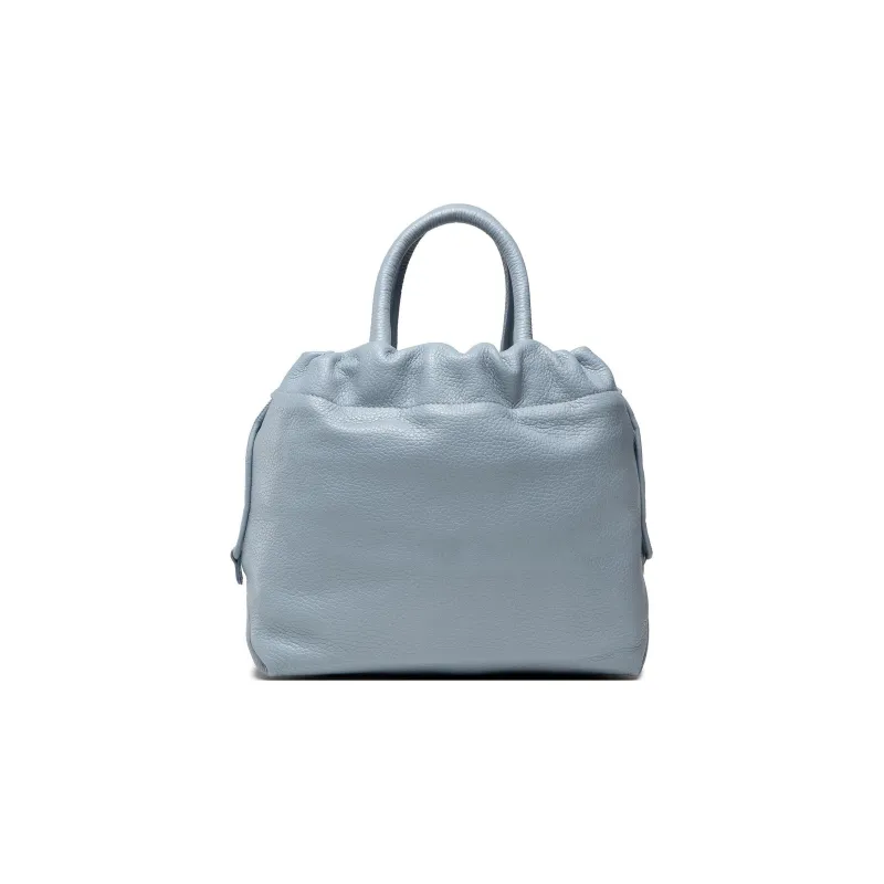 Furla Essential Grained Leather One Shoulder Handbags Small Size Women's Blue-3