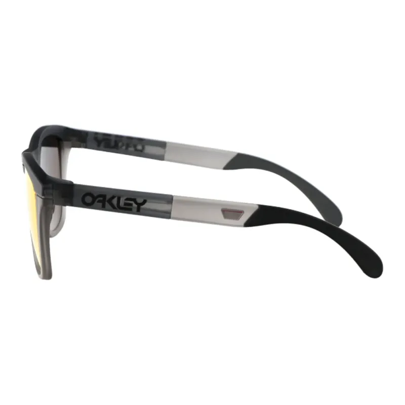 Oakley Acetate Irregular Shape Sunglasses Men's Gray-2