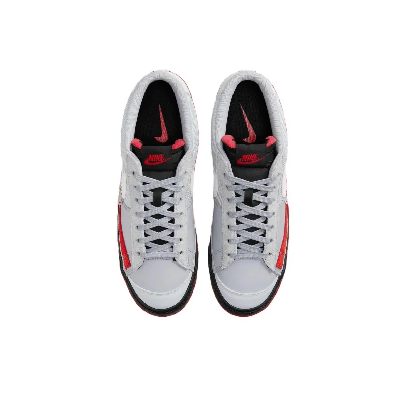 Nike Blazer Low Pro Club 'Wolf Grey University Red'-3