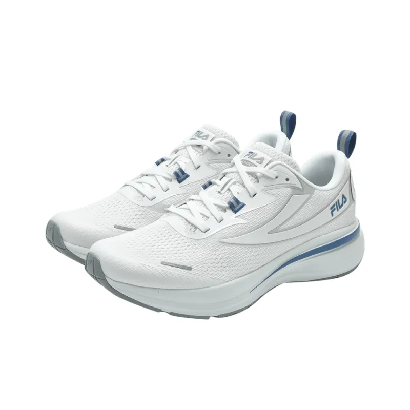 FILA NUVOLE Cushioned Slip-Resistant Breathable Low-Top Casual Running Shoes Men's White-1