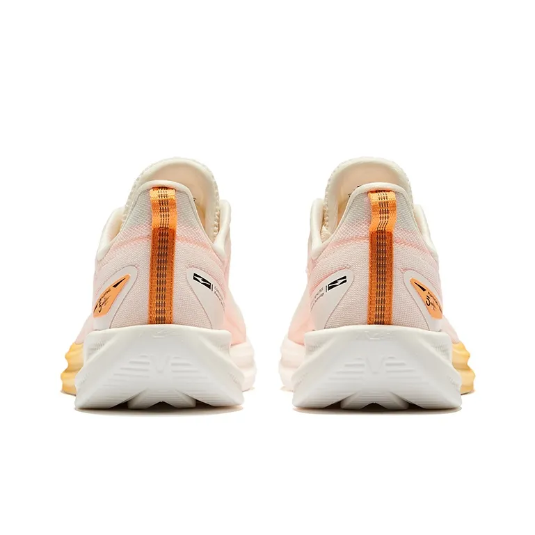 Erke Water Drift 5.0 Cushioning, Wear Resistant Low Top Sprint Running Shoes Men's Microcrystal White Beeswax Orange-3