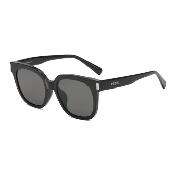 Prsr Plate And Metal Round Sunglasses Unisex