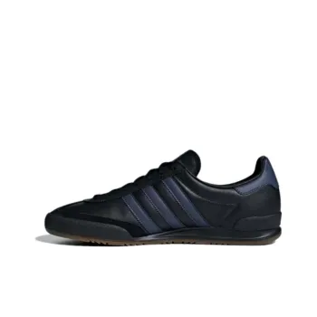 Adidas Originals Jeans Cushioning Wear Resistant Low Top Skateboard Shoes Men's Black Blue