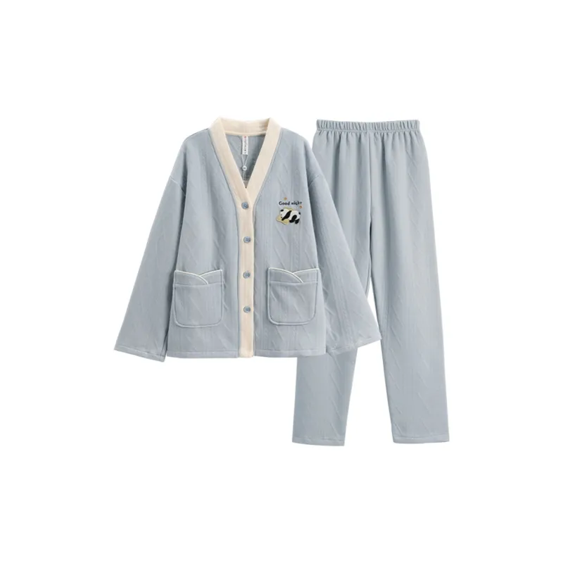 FENTENG Pajama Set Women's Multicolor-0
