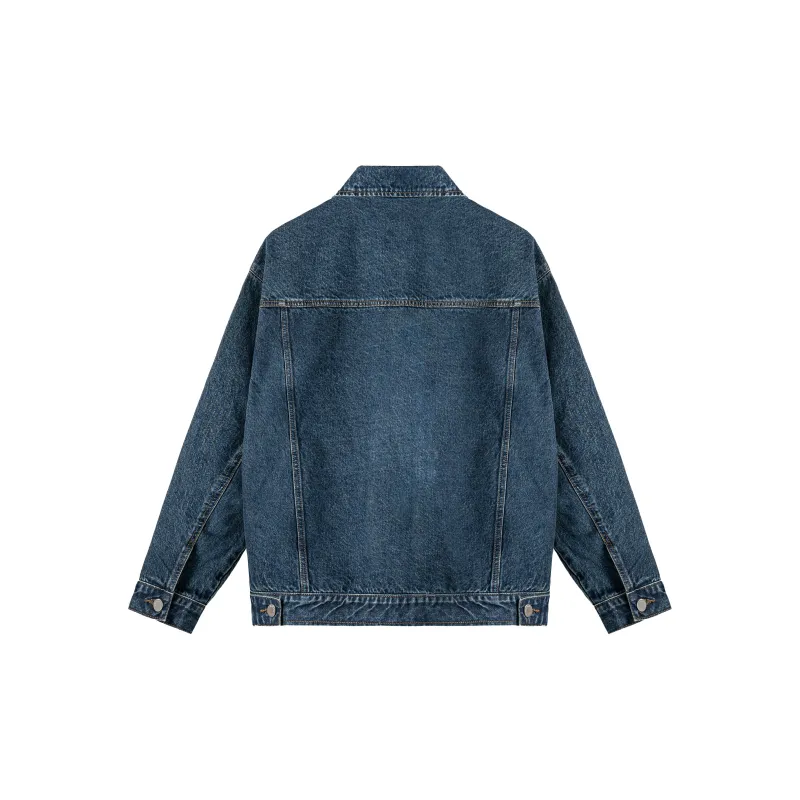 XINYINSU Denim Jacket Unisex Black-7