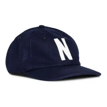 NORSE PROJECTS Wool Baseball Caps Men's Marine Blue