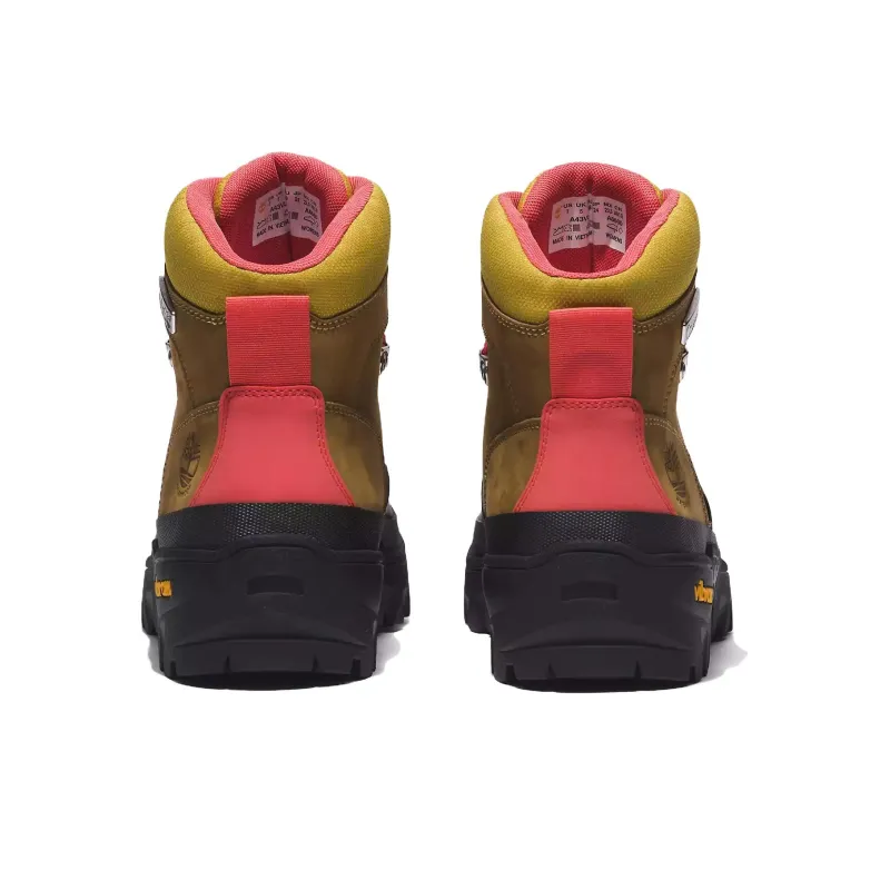 Timberland Euro Hiker Anti Slip Wear Resistant High Top Outdoor Shoes Women's Brown Black-3