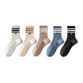 NAIER Mid Calf Socks Men's 5 Pack