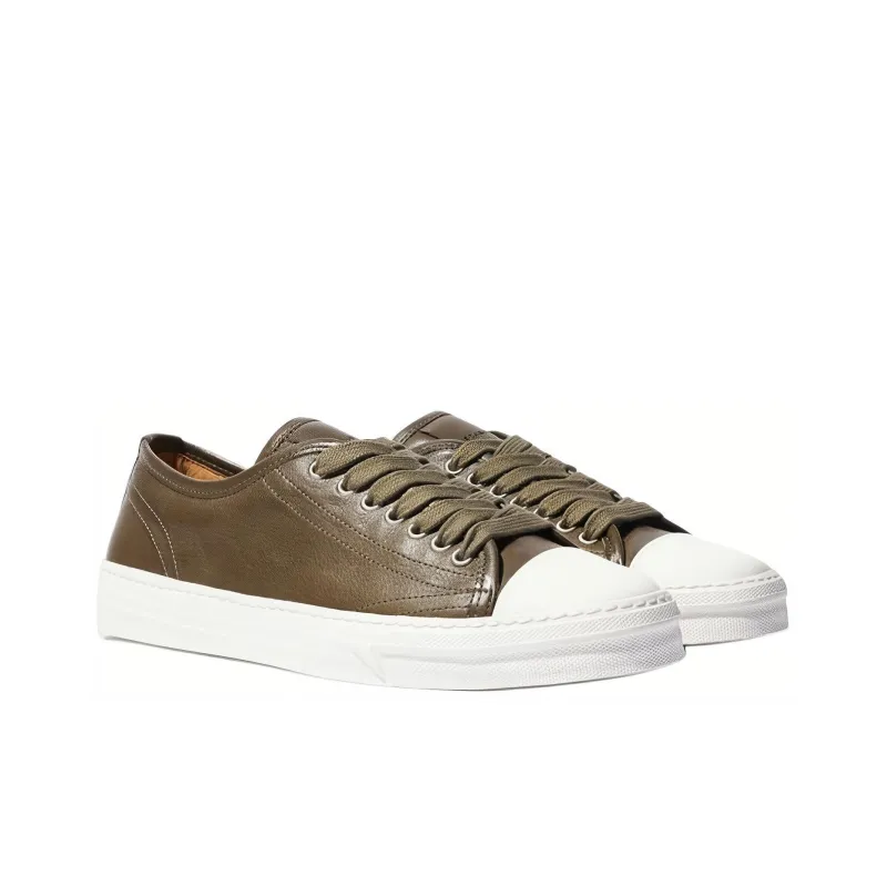 SCAROSSO Ambrogio Leather Sneakers-2