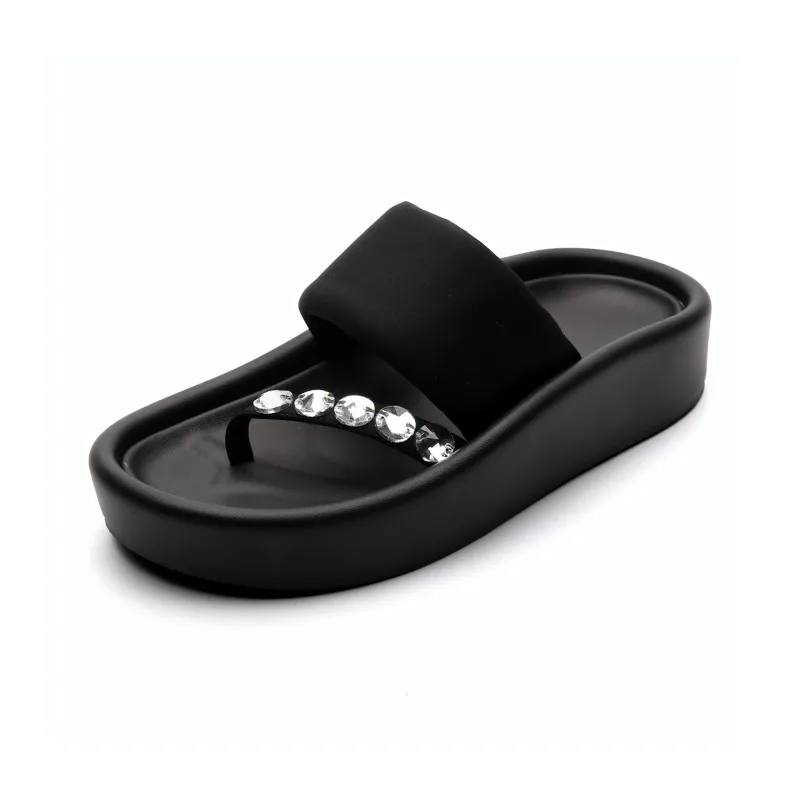 STELLA WEISZ Slide Slippers Women's Black-1
