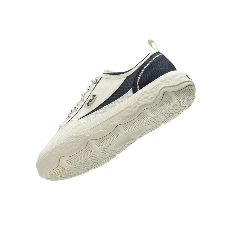 FILA ROCK Shoes Anti Slip Wear Resistant Low Top Canvas Shoes Men's Yellow Green-2