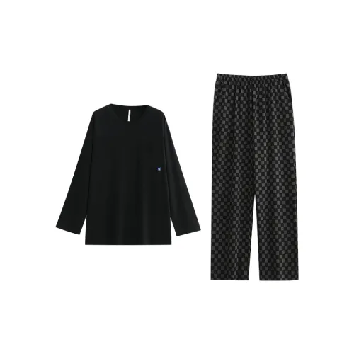 Yue Nei Pajama Set Men's Premium Black