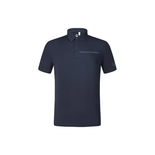 FILA Polo Shirts Men Royal Blue