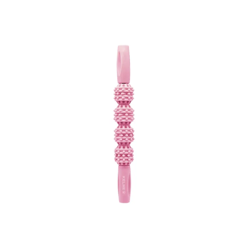 KELME Yoga Stretcher Massage Stick Full Body Back Legs Hips PP Unisex Cyan Pink White-3