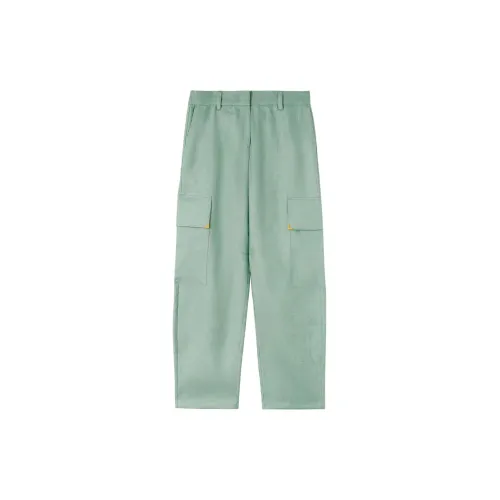 PALM ANGELS Carrot-cut Linen Trousers