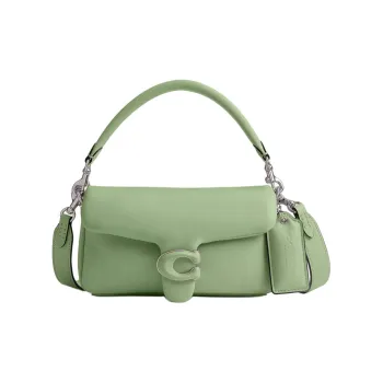 COACH Pillow Leather Crossbody Bag Shoulder Bag Women's Silver & Light Happy Fruit Color