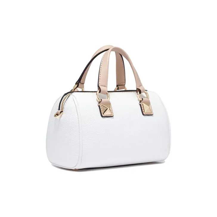MICHAEL KORS Grayson Artificial Leather One Shoulder Handbag Trumpets Women's Pure White-1