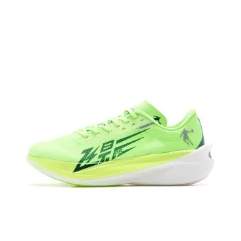 QIAODAN Flying Shadow PB4.0 Running Shoes Women's Low Top Flying Shadow Green Abyss Green