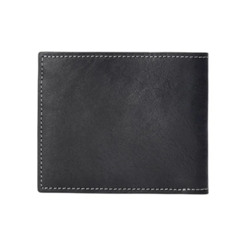 Thereble Cow Leather Wallet Regular Men's Black-3