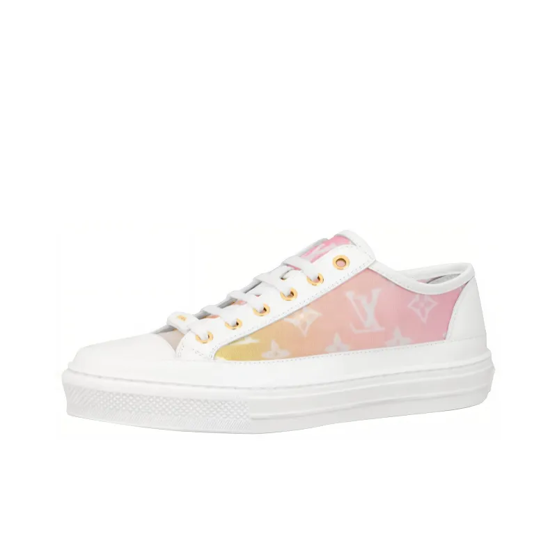 LOUIS VUITTON Stellar Low-Top Stylish Skateboarding Shoes Women's Light Pink-0