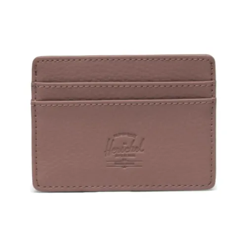 Herschel Vegan Leather Card Holder Unisex Gray Rose