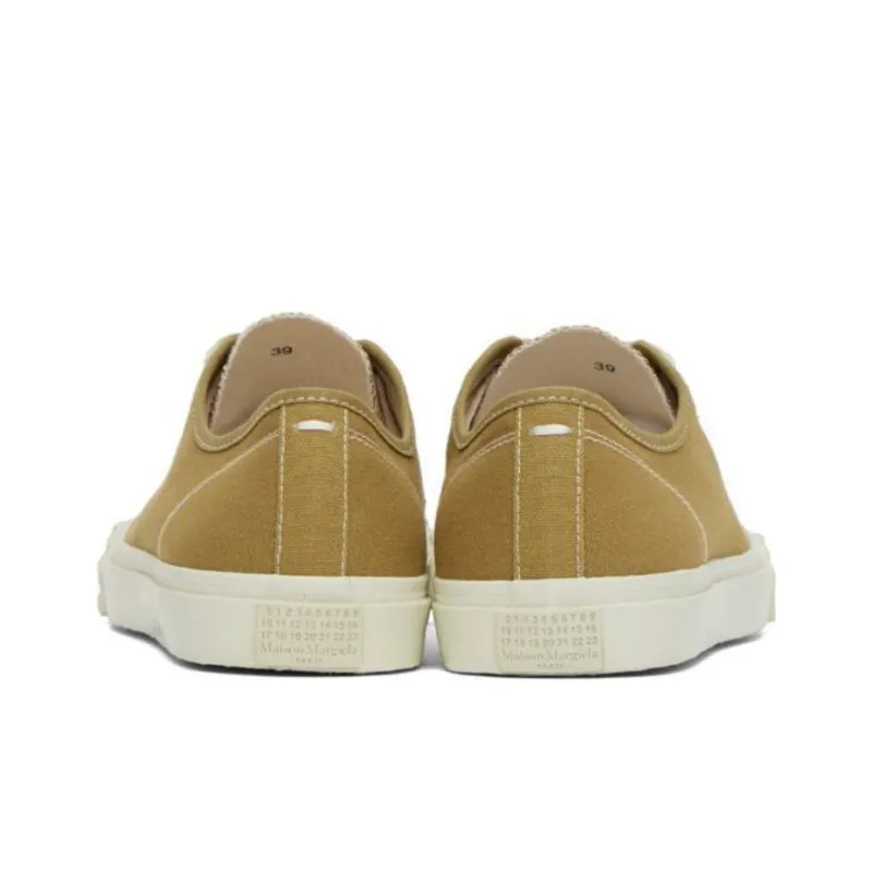 Maison Margiela Tabi Low Top Skateboard Shoes Women's Yellow Green-4